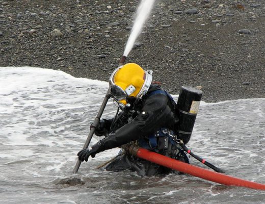 commercial diving service in alaska waters