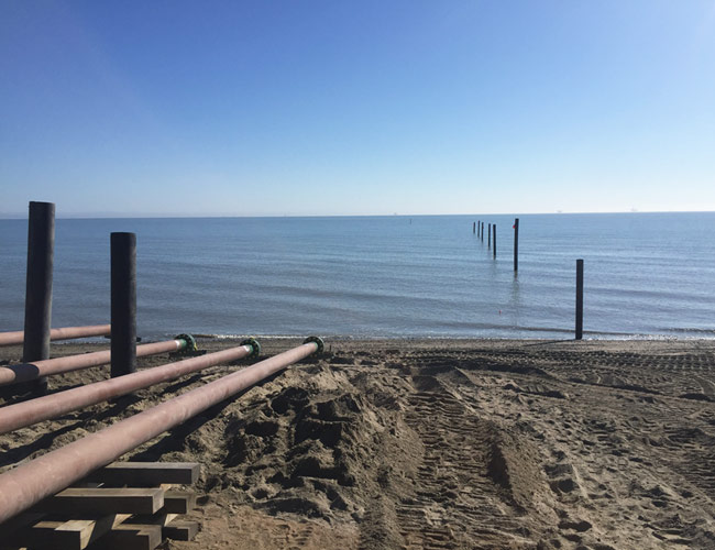 bay at high tide