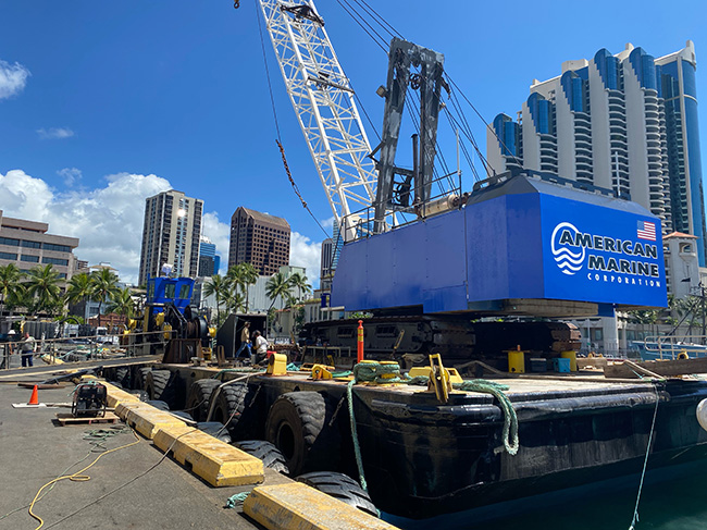Marine Construction services provided by American Marine