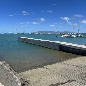 Aluminum Loading Dock construction and installation in Honolulu Hawaii by American Marine Corporation