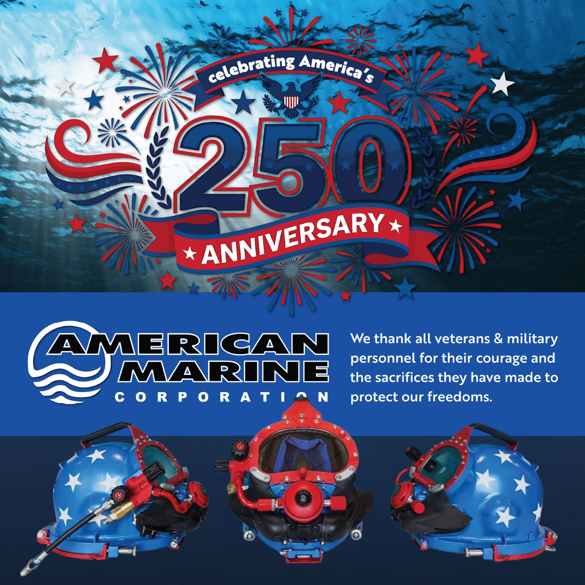 American Marine is Celebrating America's 250 Years of Freedom