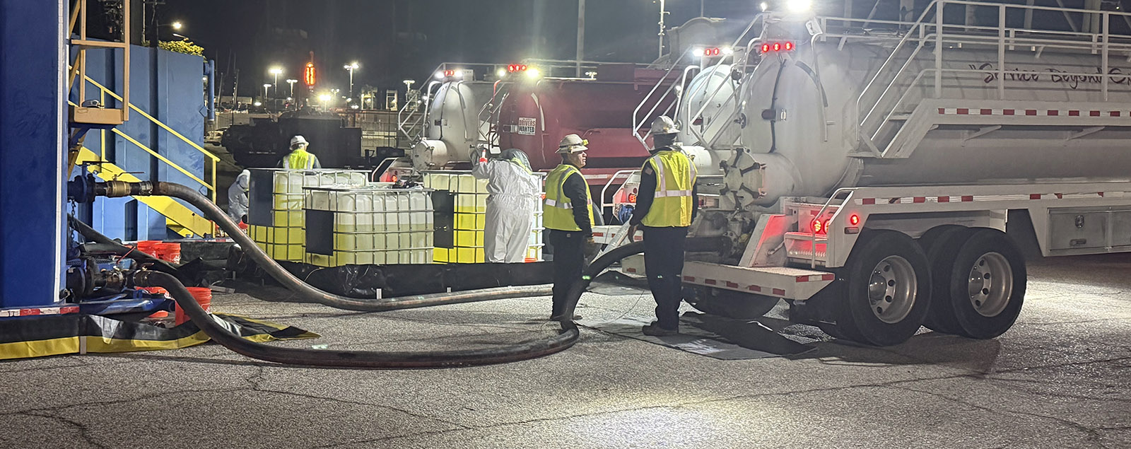 Environmental response and contamination cleanup facilities and equipment with PENCO